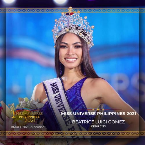 Beatrice Gomez ng Cebu City kinoronahang Miss Universe Philippines 2021