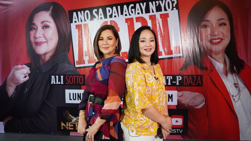 Ali Sotto at Pat-P Daza tatapatan ang mga lalaking broadcasters sa ‘Ano Sa Palagay N’yo?’